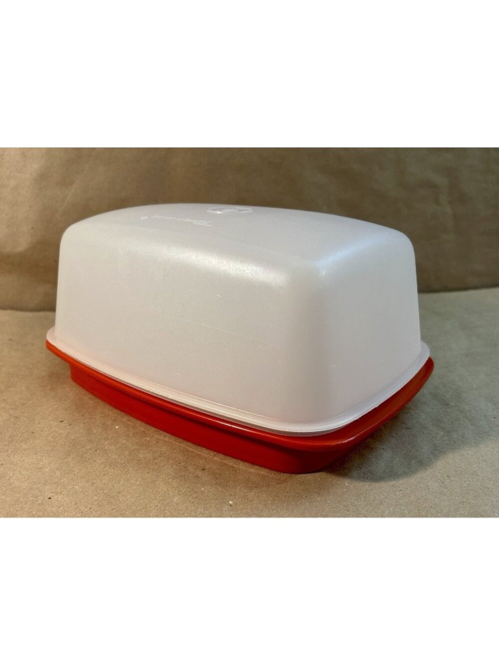 Vintage Tupperware Roast Meat Keeper- Flavor Saver #852 Red Paprika